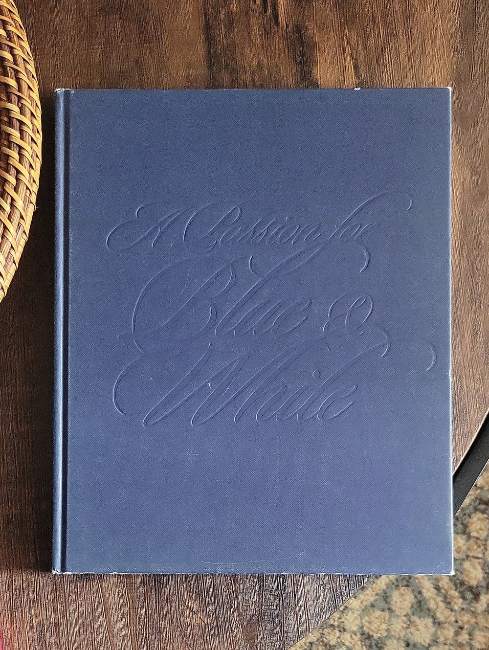 A Passion For Blue & White Hardcover Decorative Coffee Table Book